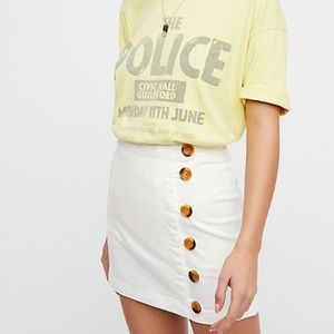 Free People Little Daisies Mini Skirt